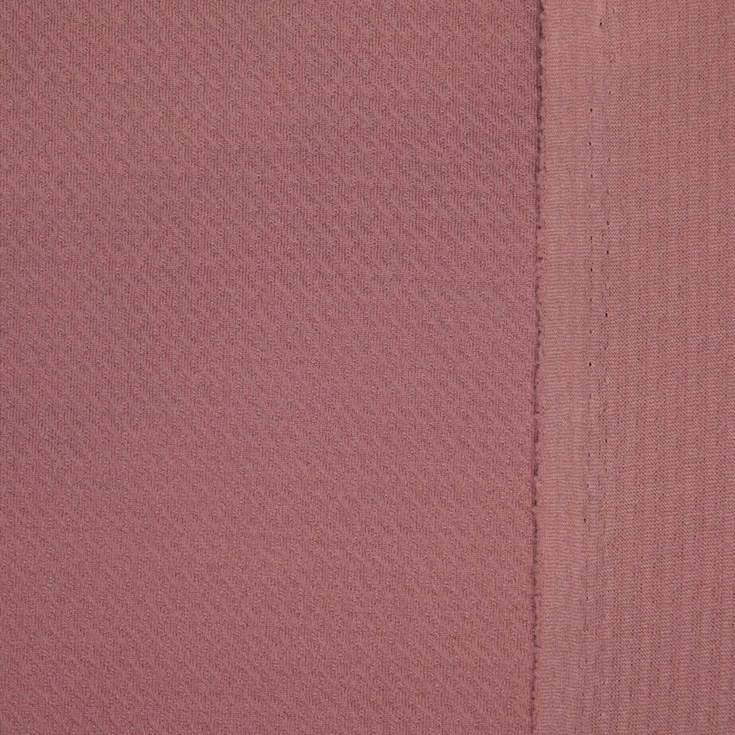 Pink Textured Double Knit Jersey per/metre