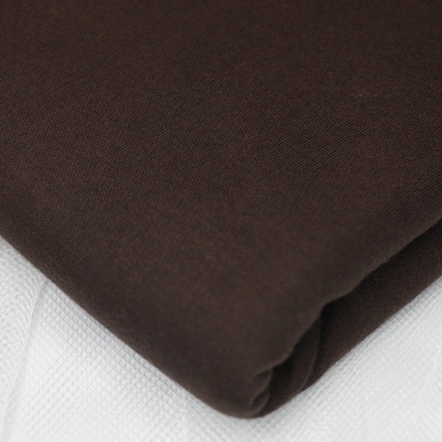 Brown fabric on a white background