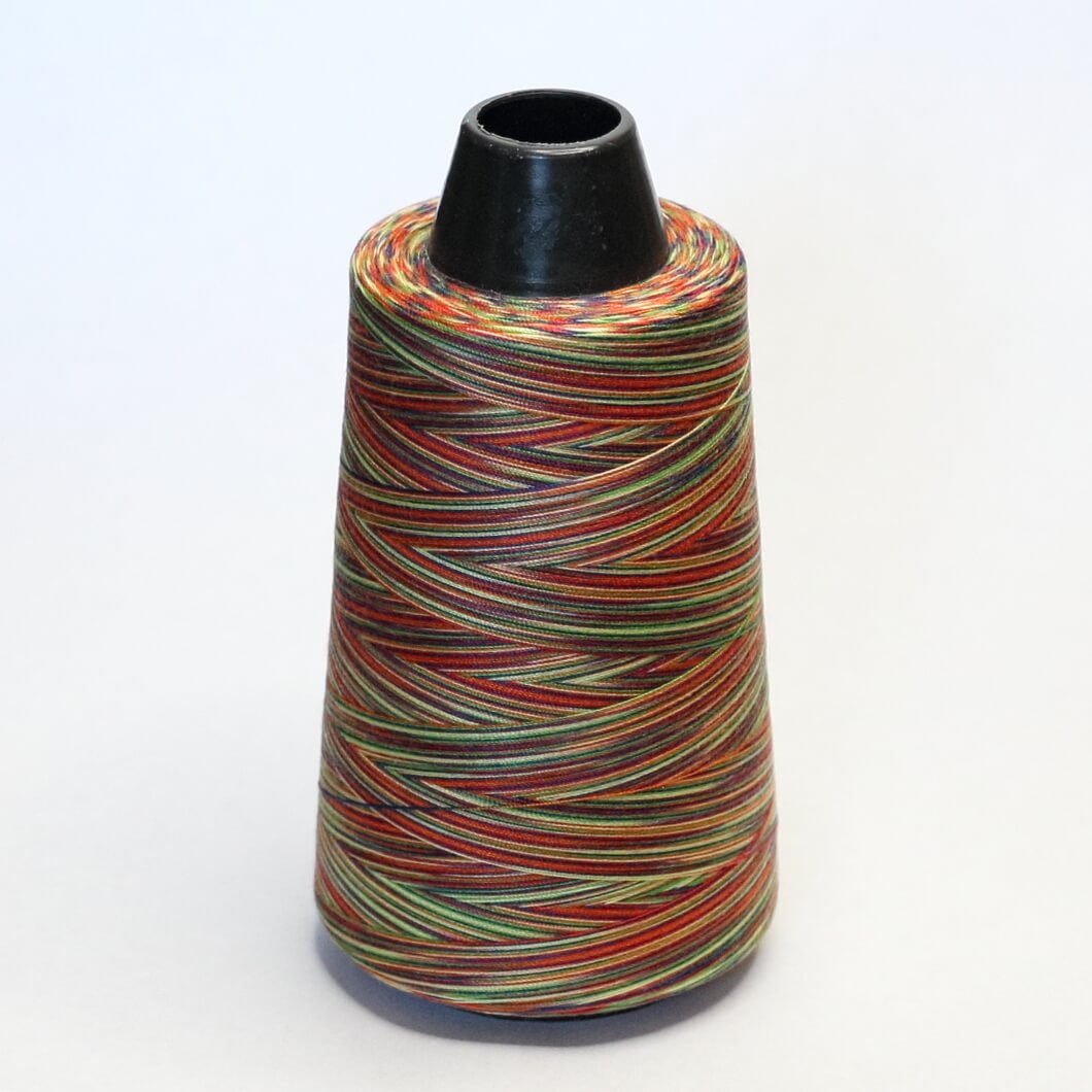 Rainbow Polyester Thread (Reds/Greens/Blues) 3000y Cone