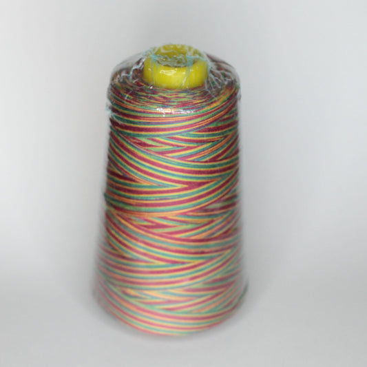 Rainbow Overlocker Thread (Red/Gold/Green) 2700m