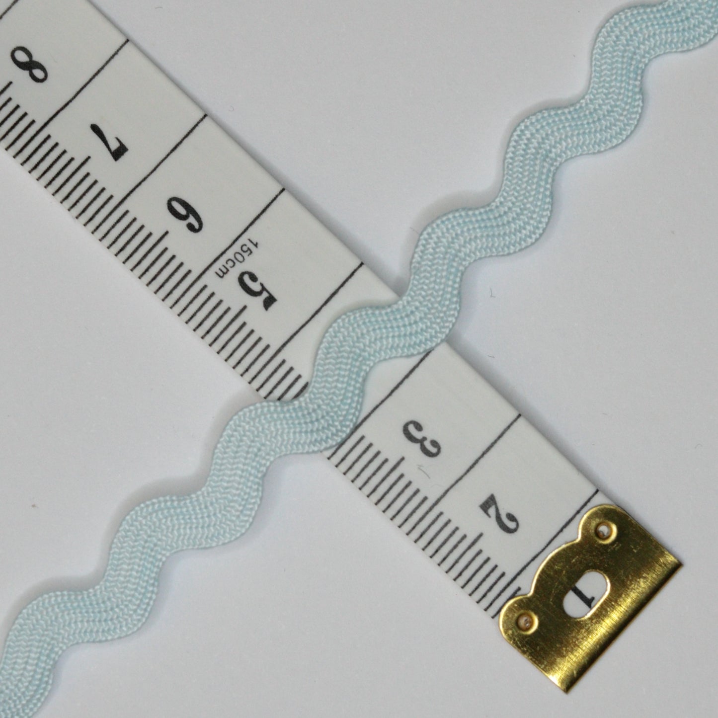 8mm Light Blue Ric-Rac Trim 3m