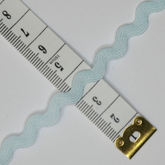 8mm Light Blue Ric-Rac Trim 3m