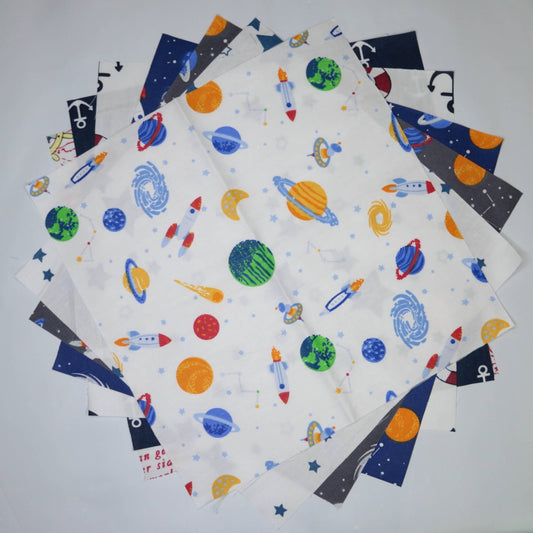 Sail Universe Craft Cotton 7pcs of 25cm x 25cm