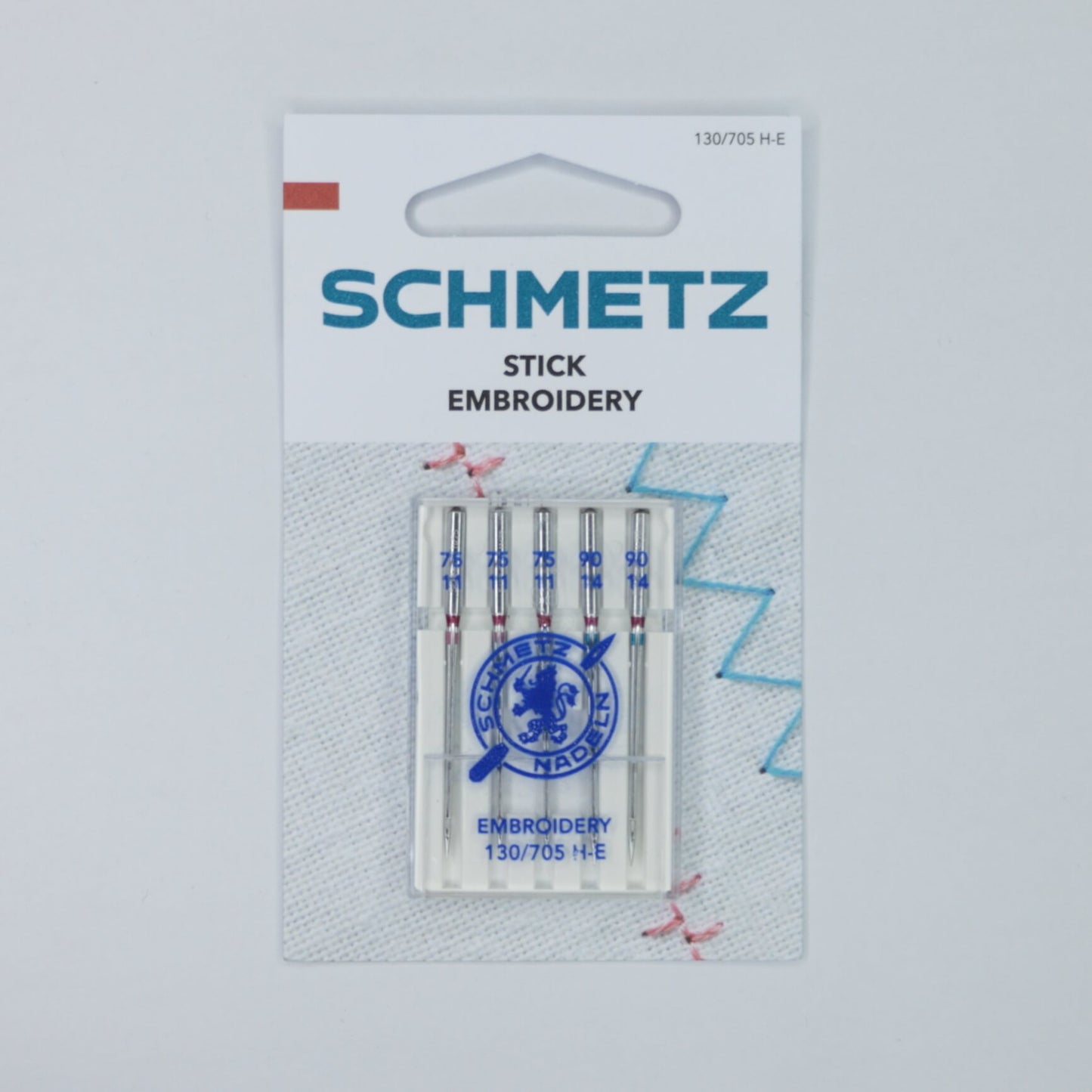 Schmetz Embroidery Size 75-90 Needles 5pk