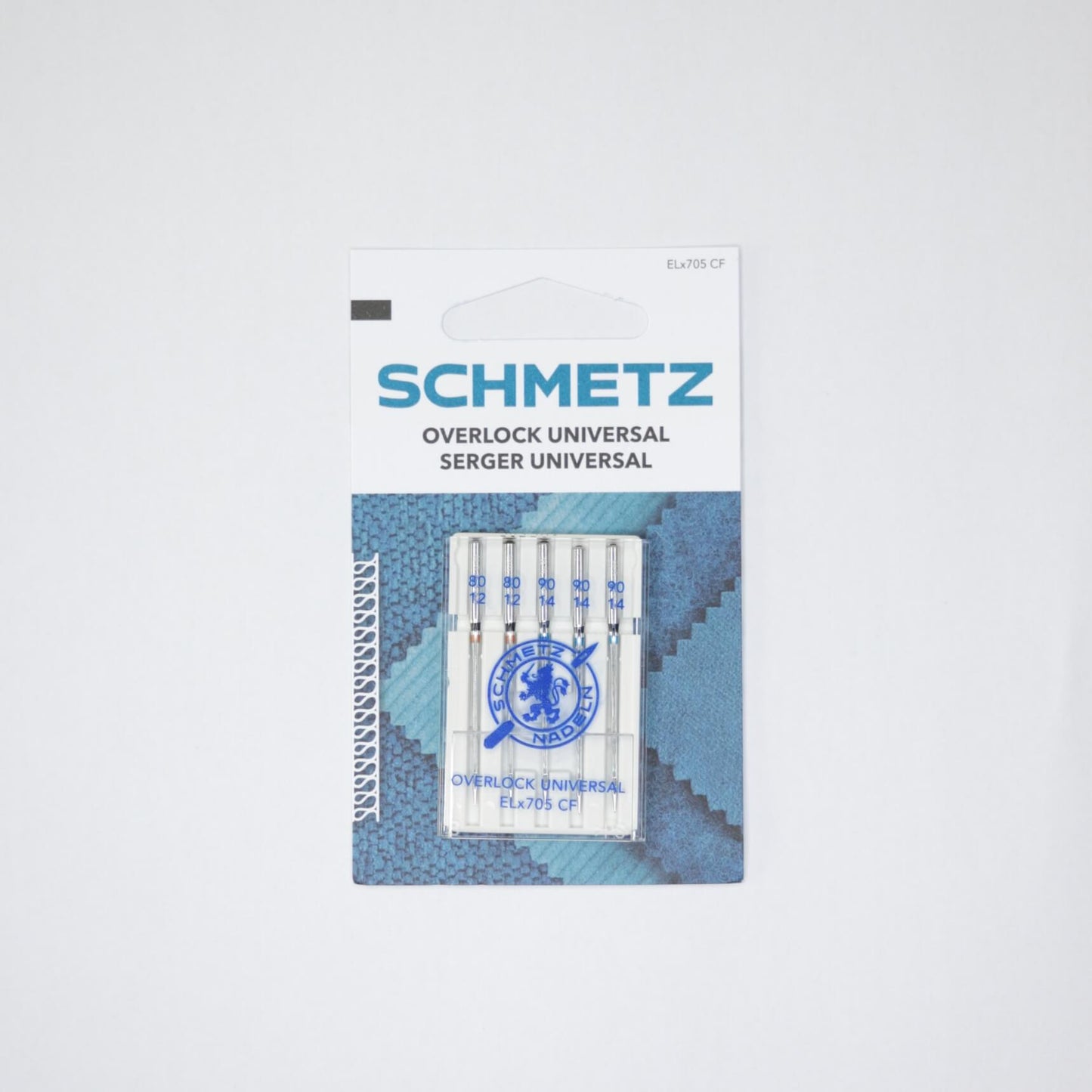 Schmetz Overlock/Serger ELx705 CF Size 80-90 Machine Needles 5pk