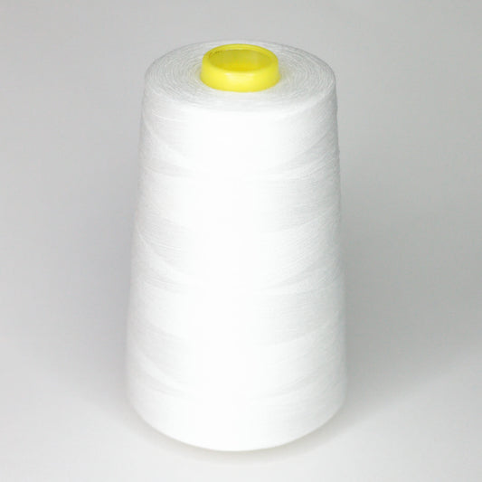 Raw White 120s Sewing Thread 5000 Yard Cone