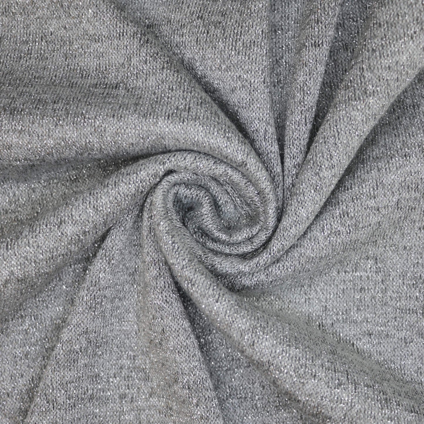 Silver Lurex Knit Jersey 1m