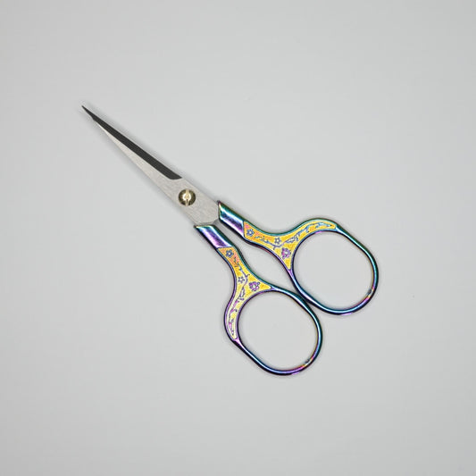 Stainless Steel Vintage Plum Blossom Titanium Scissors