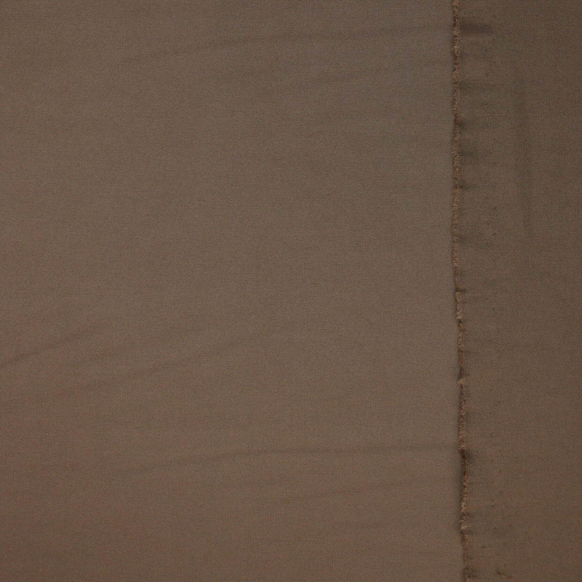 Tan Cotton Blend Ponte Roma per/metre