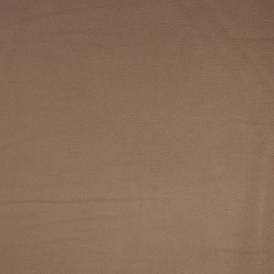 Tan Cotton Blend Ponte Roma per/metre