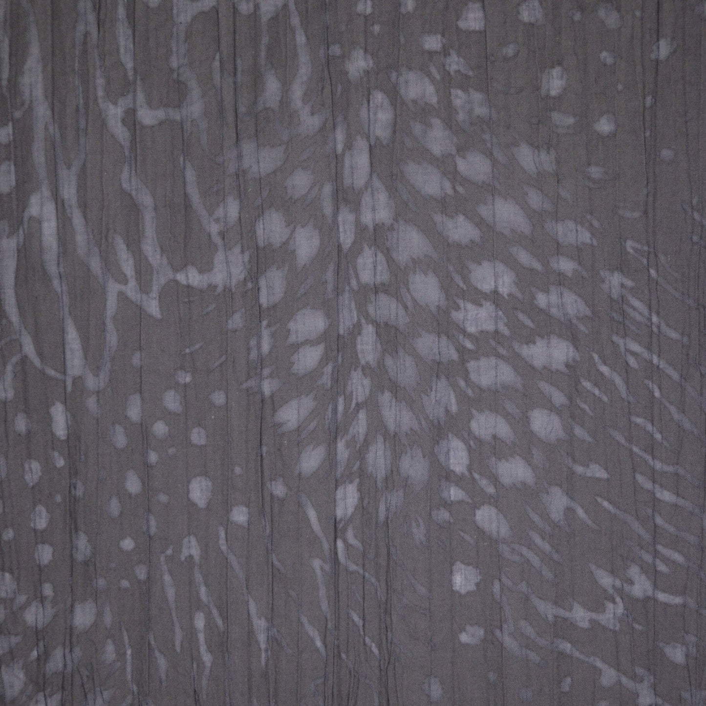 Teal Grey Leopard Crinkled Devore 1m
