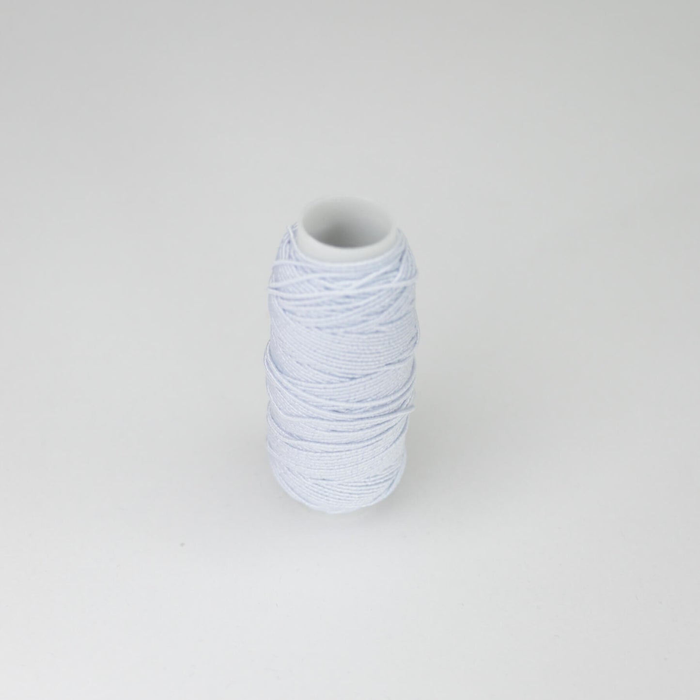 White Shirring Elastic 20m