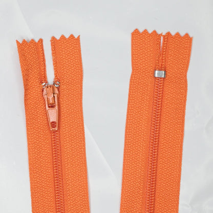10inch (25cm) Multicolour Nylon Coil Zippers 10pk