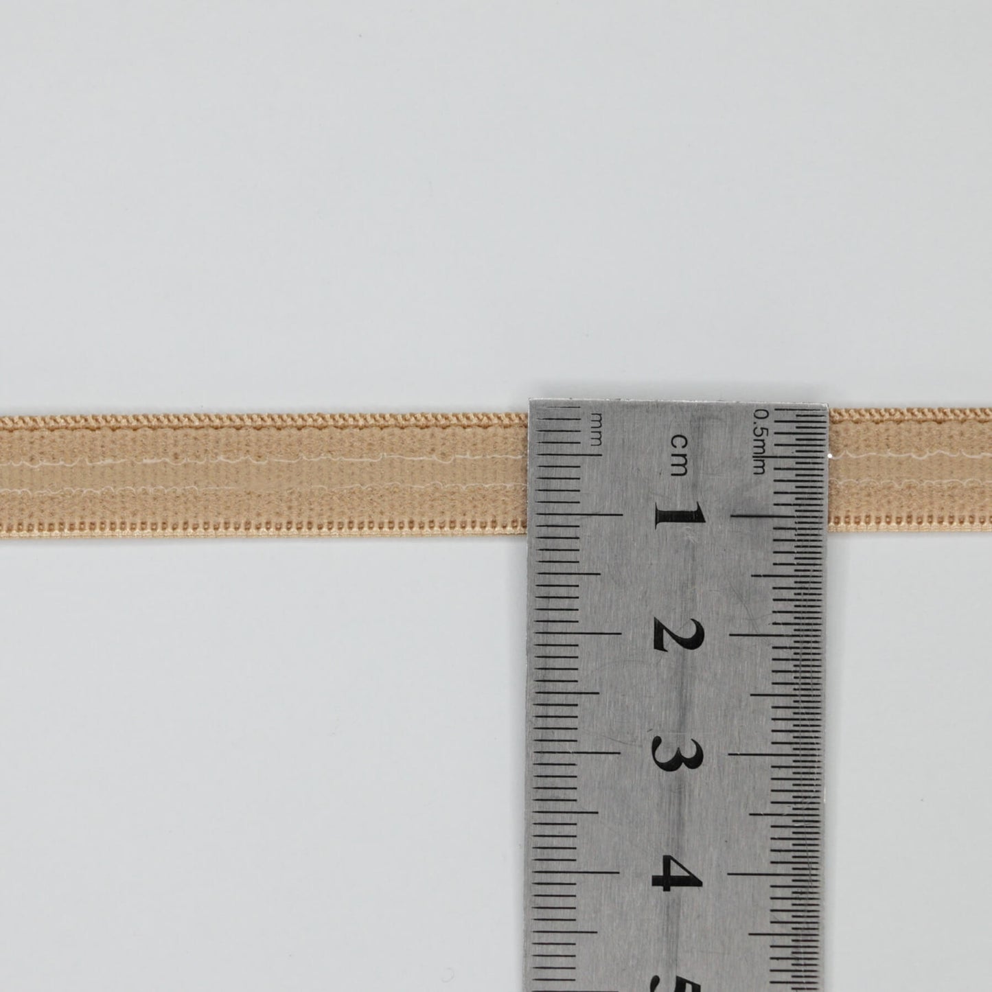 10mm Light Beige Anti-Slip Elastic Band per/metre