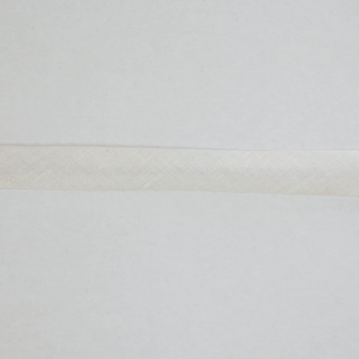10mm White Folded Bias-Binding per/metre