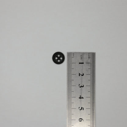 11mm Black 4-Hole Buttons 20pk