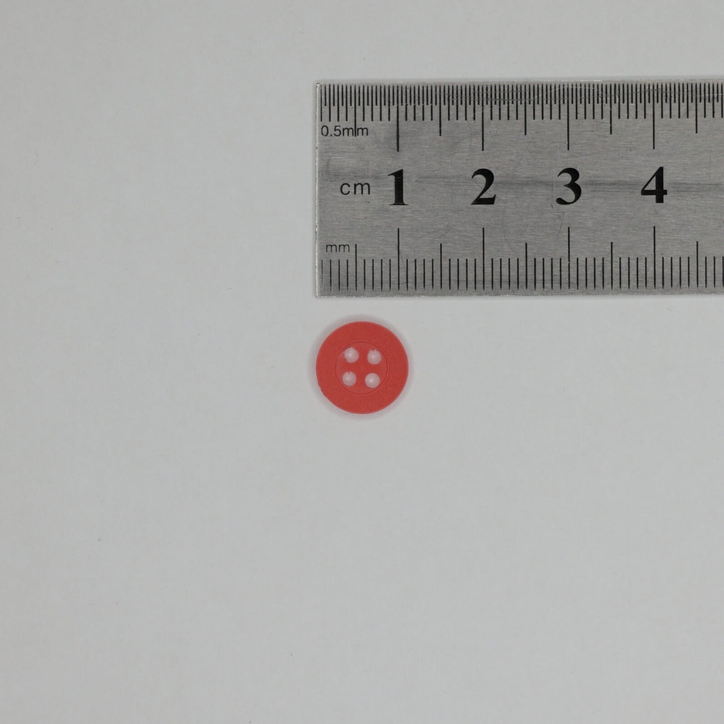 11mm Red 4-Hole Buttons 20pk