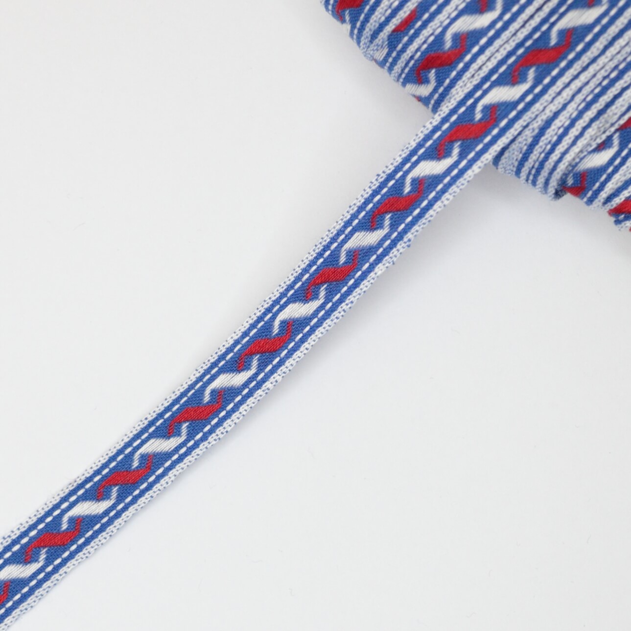 11mm Red, White & Blue Design Braid per/metre