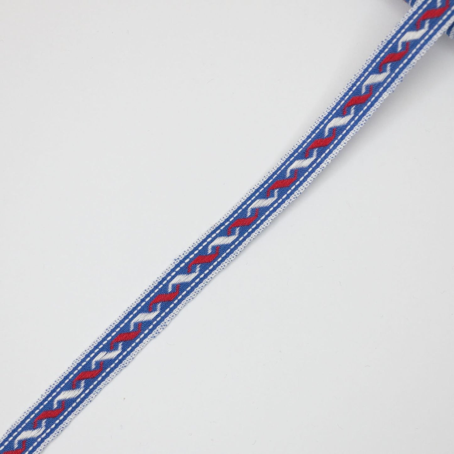 11mm Red, White & Blue Design Braid per/metre