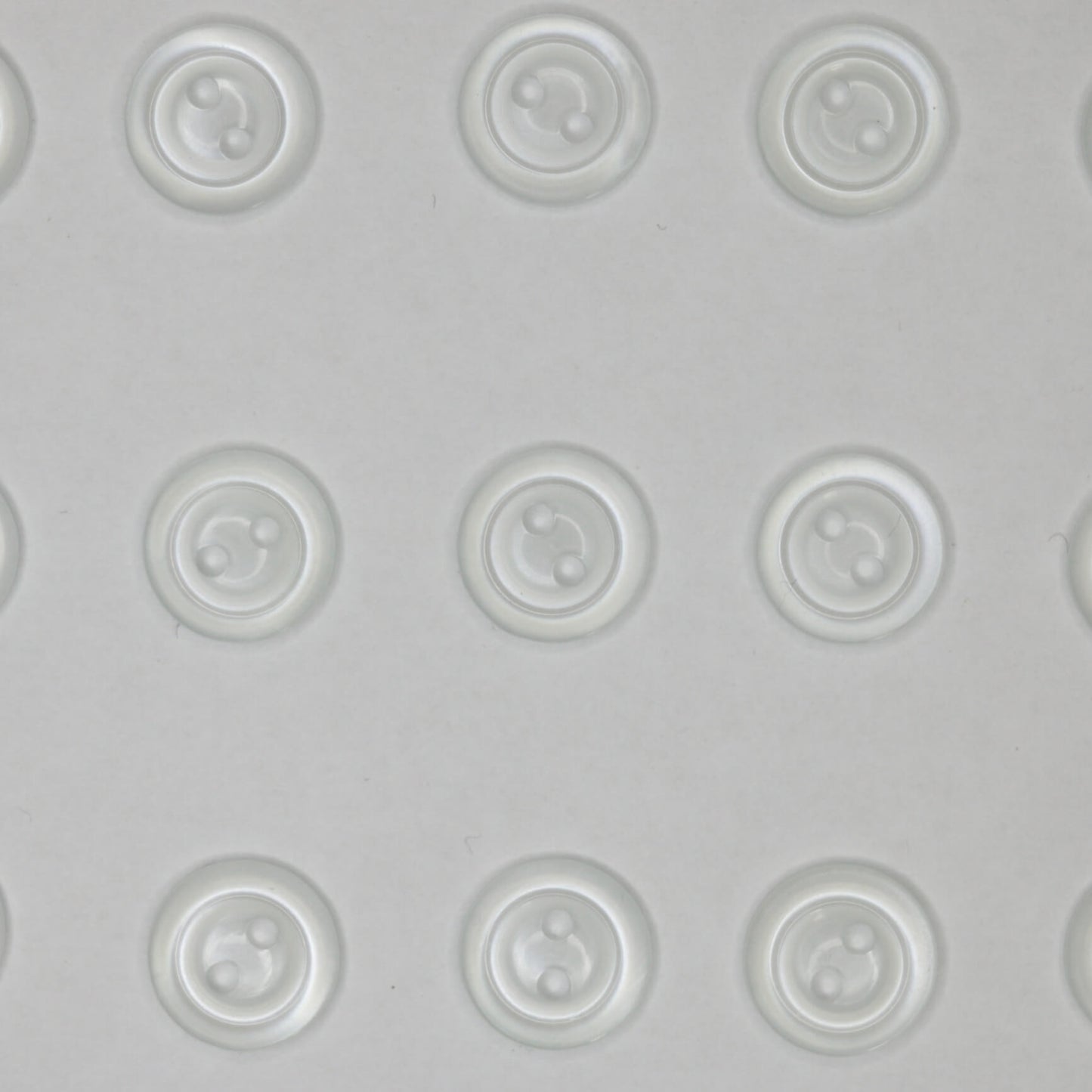 12mm Clear Translucent 2-Hole Buttons 15pk