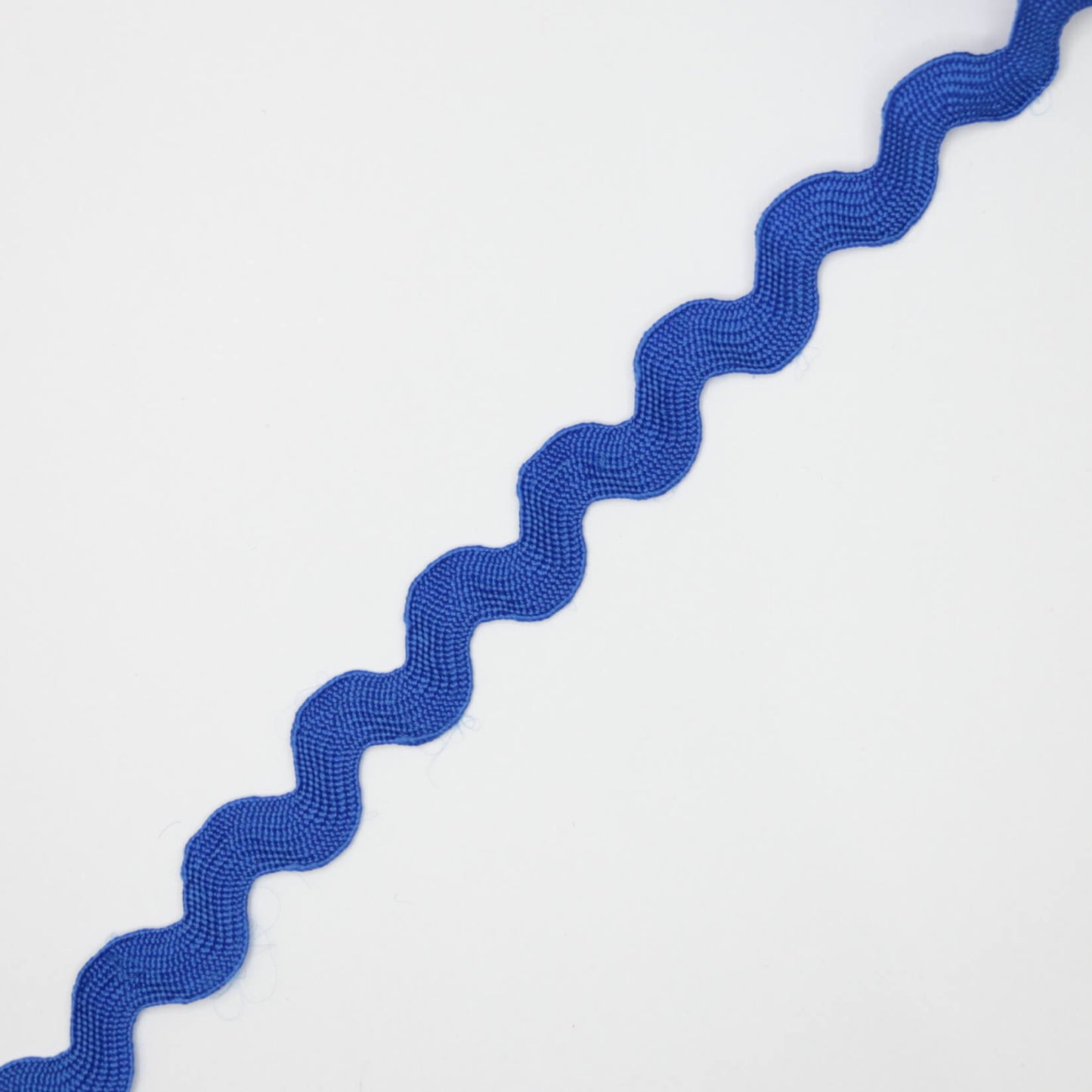 13mm Bright Blue Jumbo Ric-Rac Trim per/metre