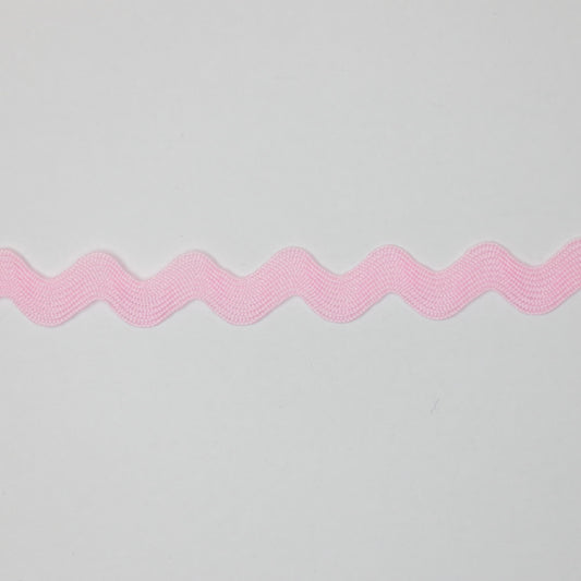 13mm Light Pink Jumbo Ric-Rac Trim per/metre