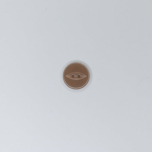 13mm Mocha 2-Hole Buttons 15pk