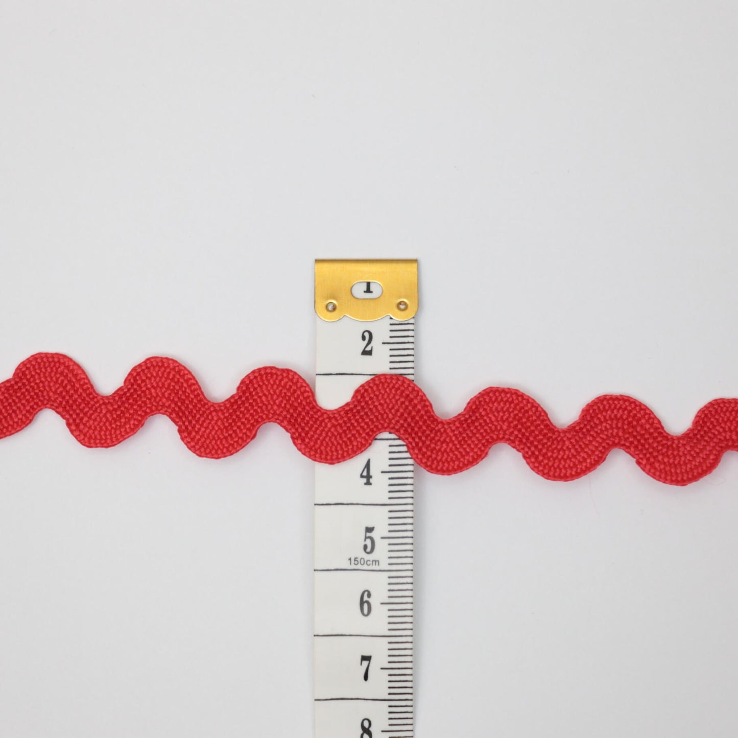 13mm Red Jumbo Ric-Rac Trim per/metre