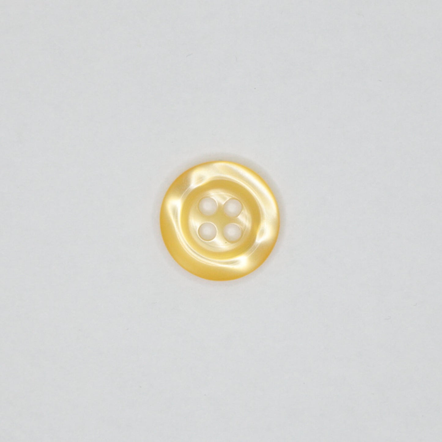 14mm Orange Pearlescent Plastic 4-Hole Buttons 15pk