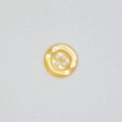 14mm Orange Pearlescent Plastic 4-Hole Buttons 15pk