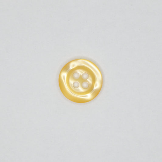 14mm Orange Pearlescent Plastic 4-Hole Buttons 15pk