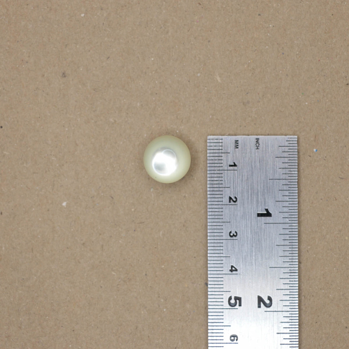 14mm Shiny Ivory Shank-Hole Buttons 10pk