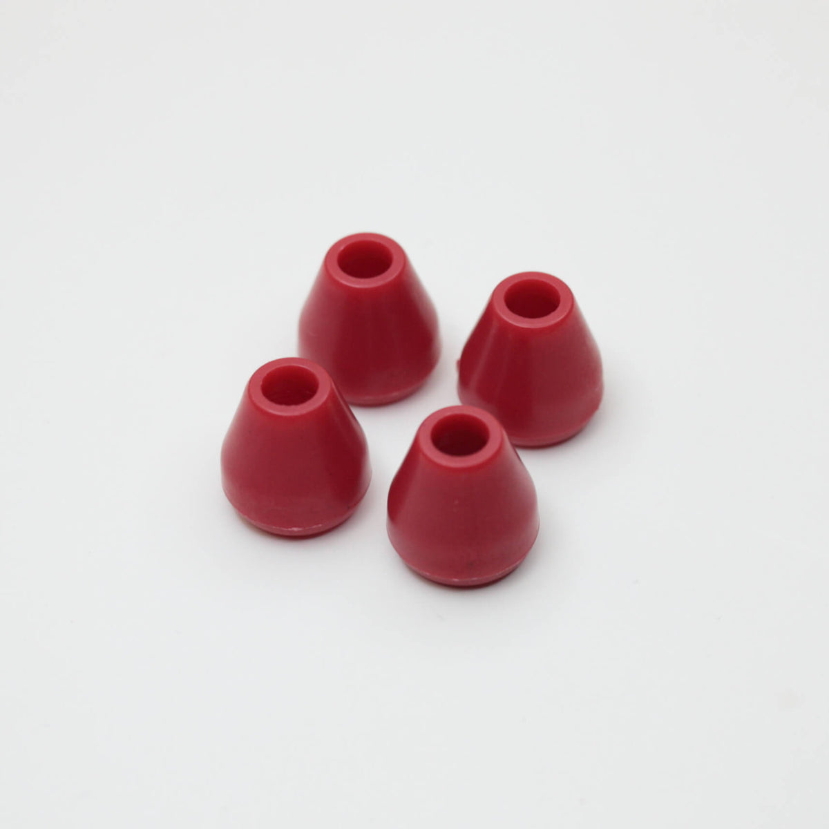 14mm x 4mm Red Cord Ends 4pk