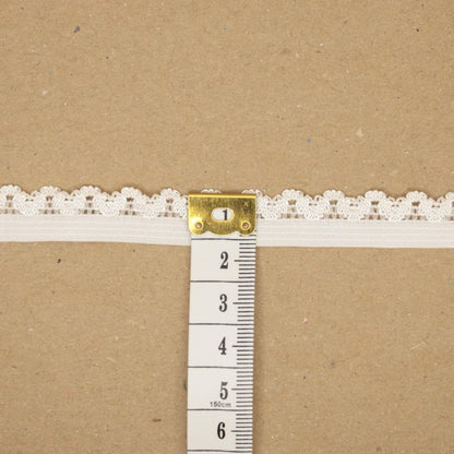 15mm White Picot Elastic 3m