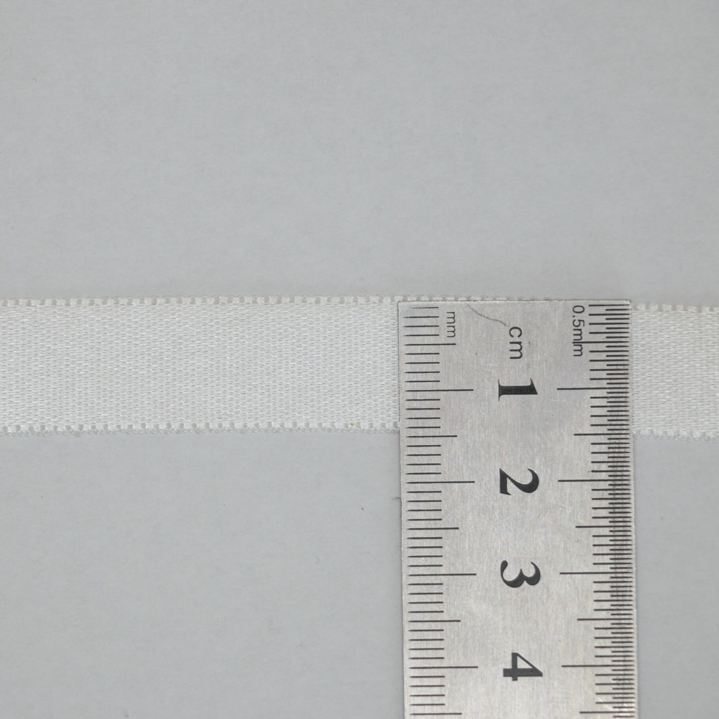 15mm White Ribbon per/metre