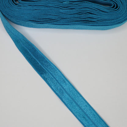 16mm Blue Foldover Elastic Band 450cm