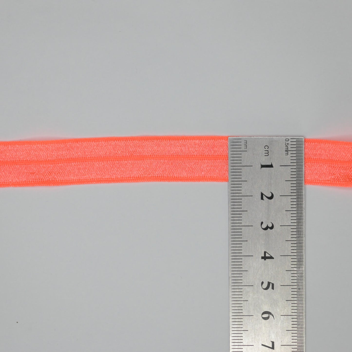 16mm Fluorescent Orange Foldover Elastic Band 450cm