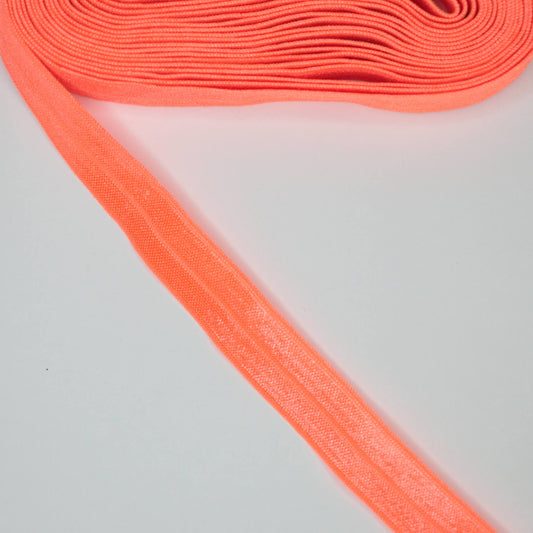 16mm Fluorescent Orange Foldover Elastic Band 450cm