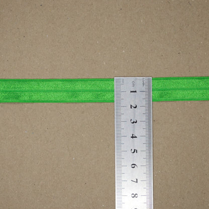 16mm Green Foldover Elastic 457cm