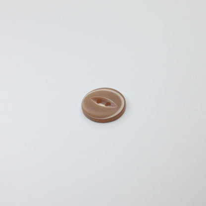 16mm Mocha 2-Hole Buttons 12pk
