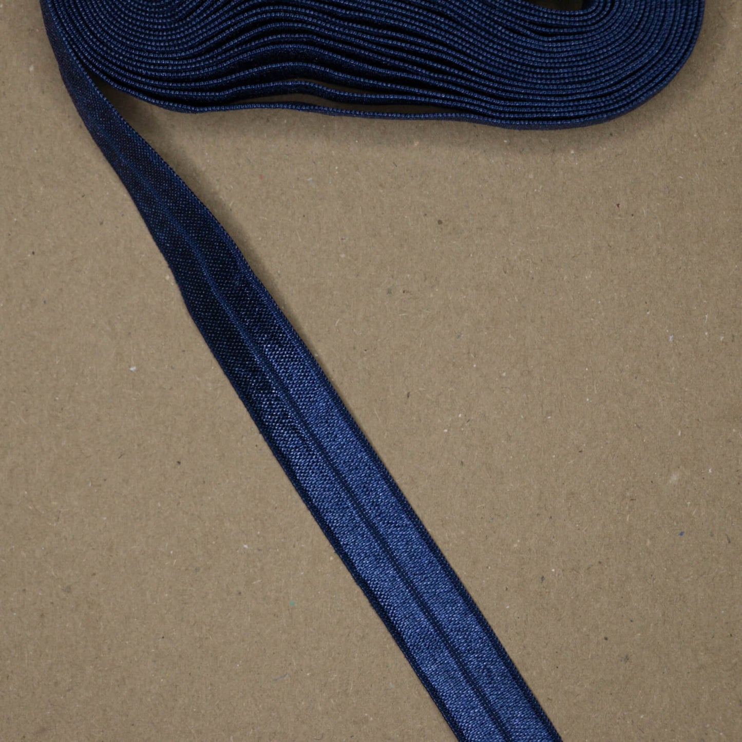 16mm Navy Foldover Elastic 457cm
