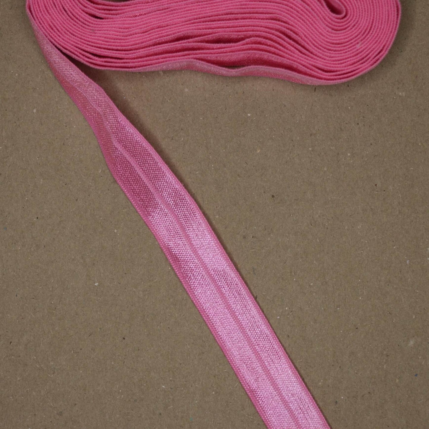 16mm Pink Colour Foldover Elastic 457cm
