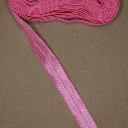 16mm Pink Colour Foldover Elastic 457cm