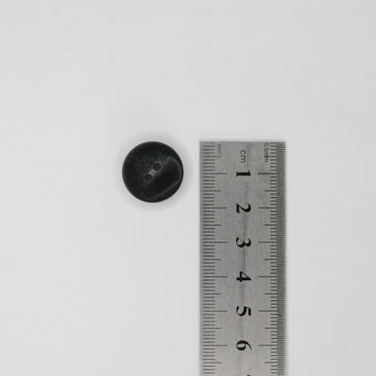 18mm Black Marble-Look 2-Hole Buttons 10pk