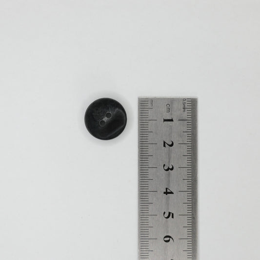 18mm Black Marble-Look 2-Hole Buttons 10pk