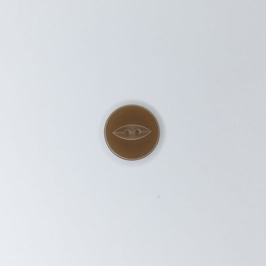 19mm Mocha 2-Hole Buttons 10pk