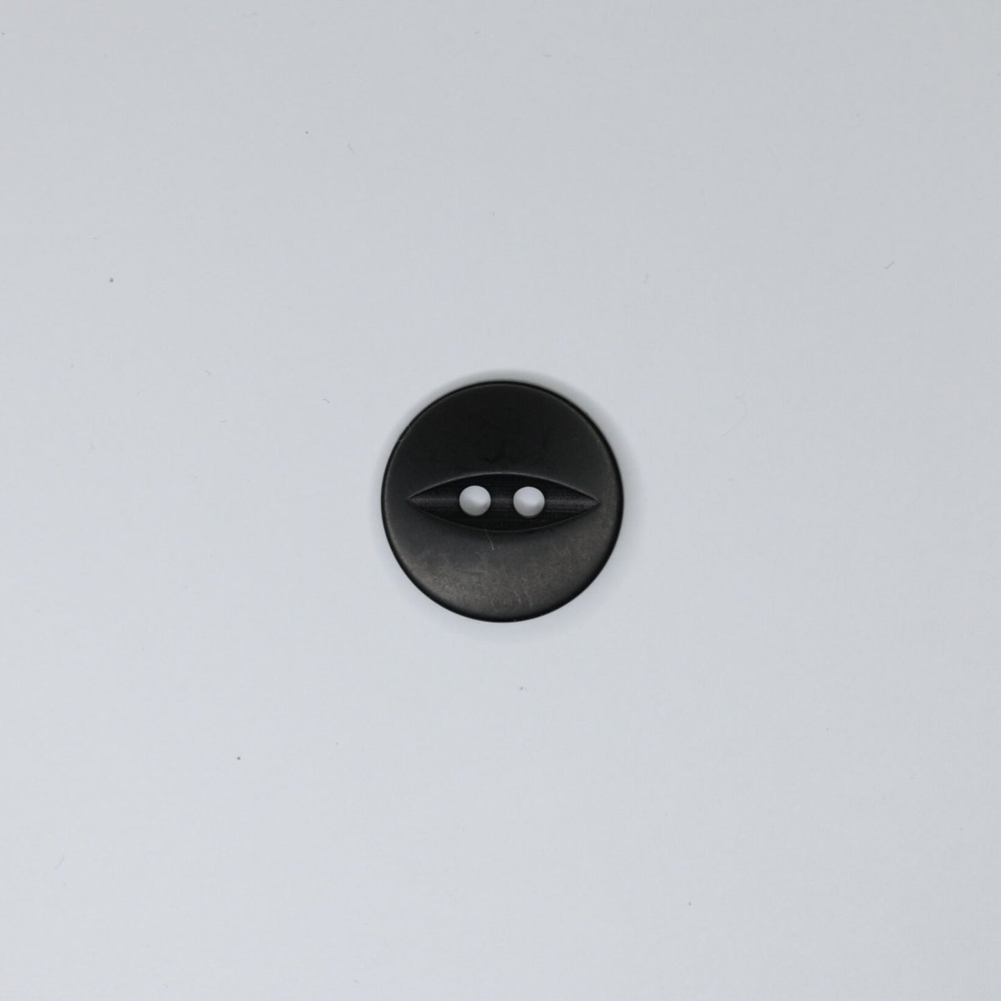20mm Black Fisheye 2-Hole Buttons 12pk
