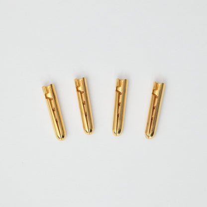 20mm Brass Metal Aglets 4pk