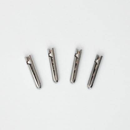 20mm Silver Metal Aglets 4pk