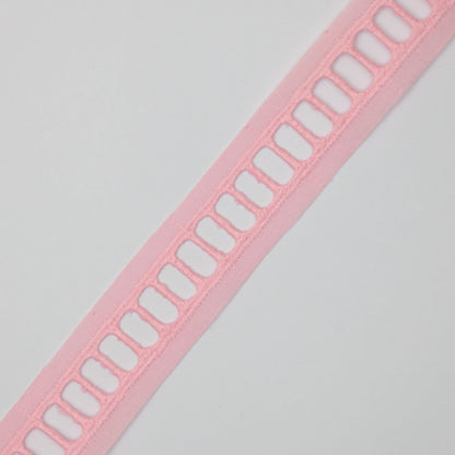22mm Light Pink Guipure Type Lace Trim per/metre